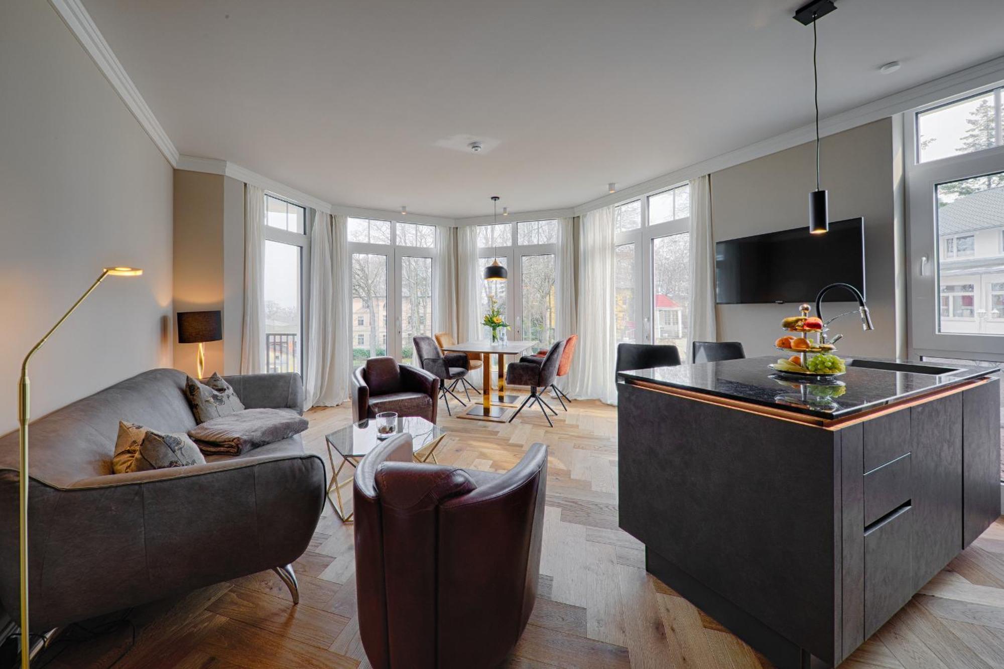 Meeressterne Schlossappartements Heringsdorf 外观 照片